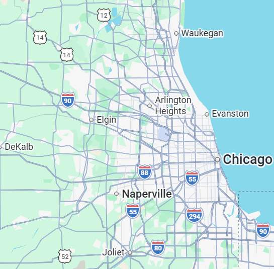Chicago Land Area Service Coverage